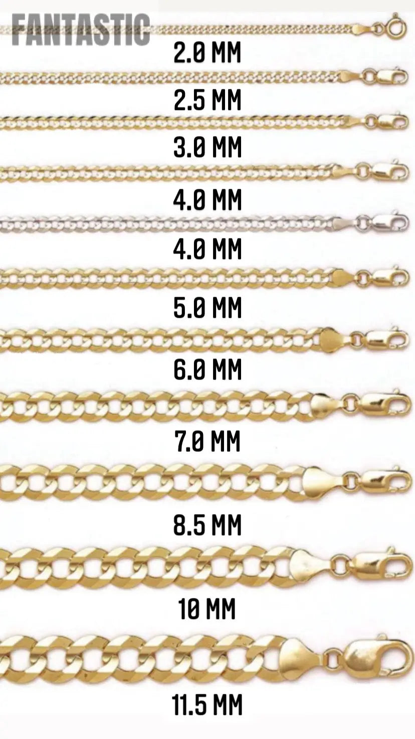 10K Gold- Hollow Figaro Chain