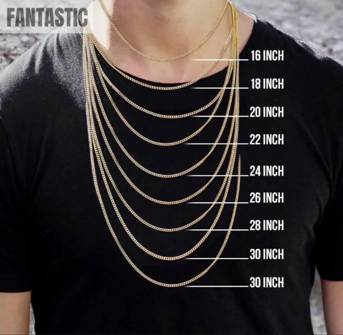 10K Gold- Hollow Figaro Chain