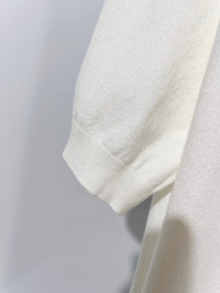 LV Embroidered Knitted Crew Neck T-Shirt